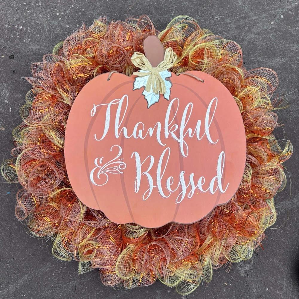 halloween 14” wreath made by me